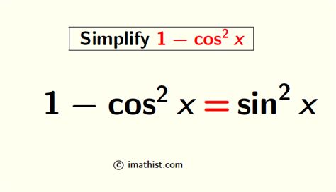 1 Cos 2x