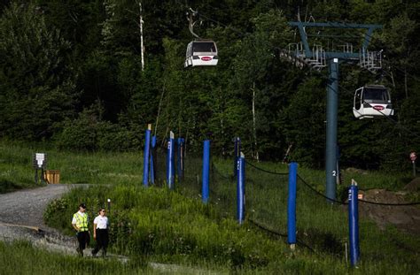 1 dead, 1 critically injured after being knocked from gondola at Quebec resort