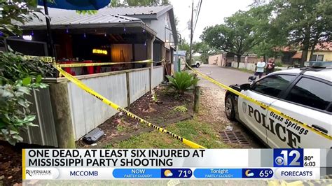 1 dead, at least 6 injured at Mississippi party shooting