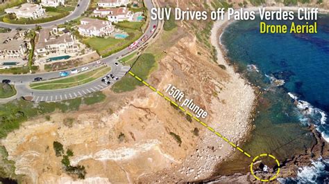 1 dead after SUV plummets over cliffside in Rancho Palos Verdes