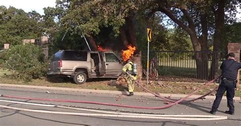 1 dead after car crashes into pole, catches fire in Monterey County