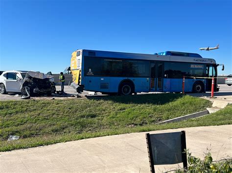 1 dead after vehicle hits CapMetro bus near Austin airport