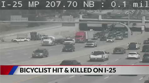 1 dead in crash involving bicyclist at I-25 and Santa Fe Drive