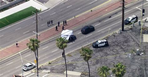 1 dead in possible road rage shooting in Del Rey; suspect on the run