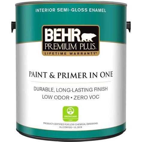 1 gal. White Semi-Gloss Interior Paint - The Home …