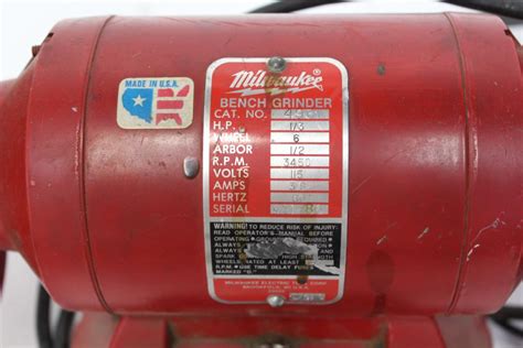 1 hp milwaukee bench grinder.  Number 1 represents strength.  This fundamental property has led...