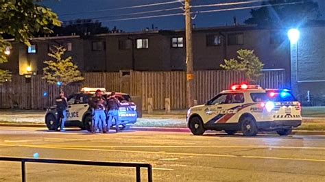 1 in custody, 1 at large after Rexdale stabbing