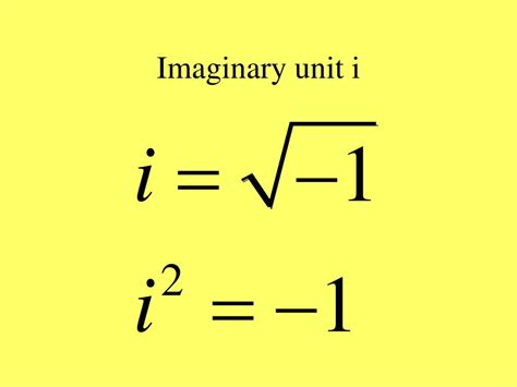 1 In Math   Imaginary Unit Wikipedia - 1 In Math