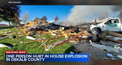 1 injured after home explosion in DeKalb County