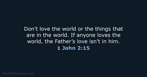 1 John 2 15
