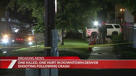 1 killed, 2 hurt in Denver shooting, car crash