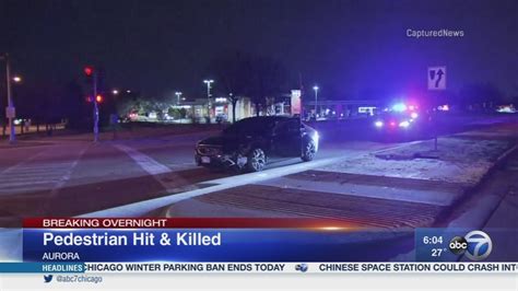 1 killed in pedestrian crash in Aurora
