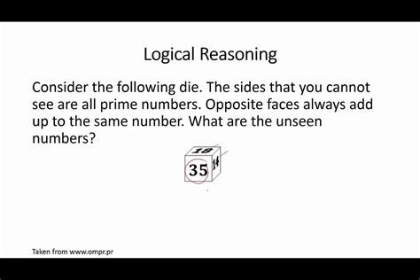 1 Logical Reasoning And Problem Solving Mastercourse