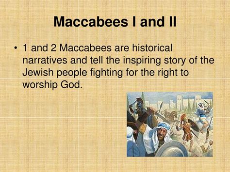 1 Maccabees Summary By Chapter