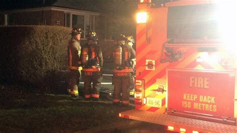 1 man in hospital after fire in Scarborough