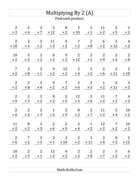 1 Minute Multiplication Worksheets Kiddy Math 1 Minute Math - 1 Minute Math