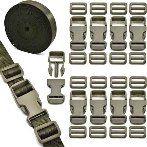 1 nylon webbing buckles.  It won&rsquo;t shred, fade, or degrade over time.  Whether outf...