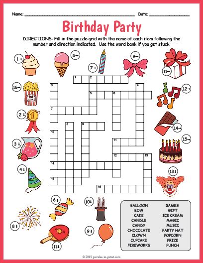 1 of 4 who share a birthday crossword. Curious by nature? Then you probably can’t resist the mystery of a good puzzle. From jigsaw puzzles to mind-bending brain teasers, puzzles have challenged the brains and stubborn natures of humans for centuries. 