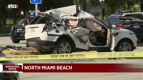 1 person in custody after severe car crash in Miami