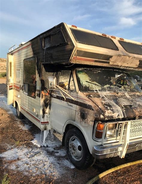 1 person seriously injured following large RV fire