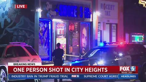 1 person shot in City Heights