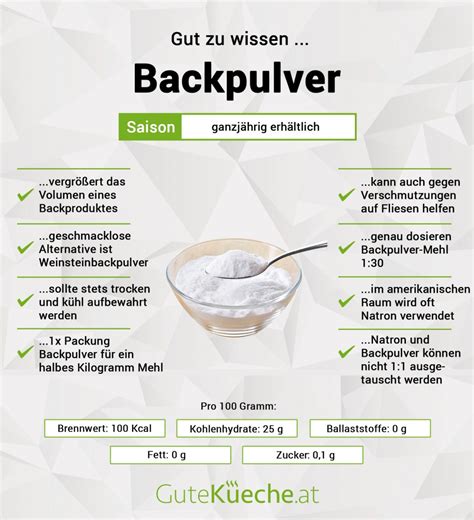 1 pkg backpulver gramm