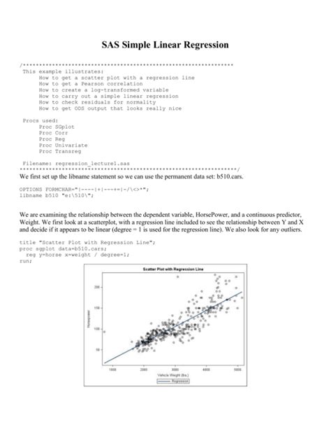 1 Regression Concepts Sas