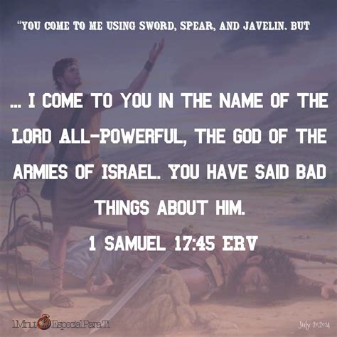 1 samuel 17 nlt. 1 Now the Philistines gathered their forces for war at Socoh in Judah, and they camped between Socoh and Azekah in Ephes-dammim. 2 Saul and the men of Israel assembled … 