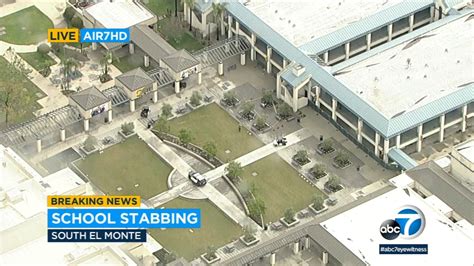 1 stabbed at South El Monte High school; suspect in custody