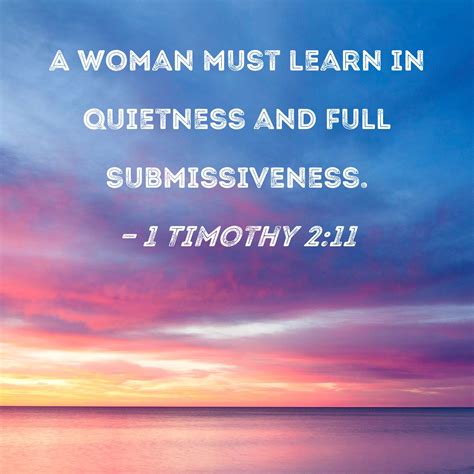 1 Timothy 2 11
