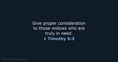 1 Timothy 5 3