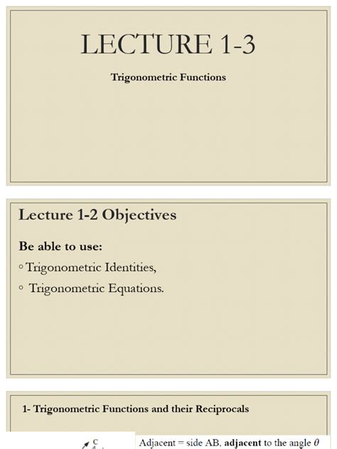 Download 1 3 Trigonometric Functions Chapter 1 Functions 1 3 