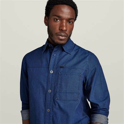 1-Pocket Hemd Dunkelblau G-Star RAW®