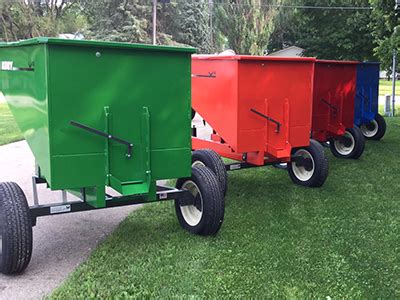 1-Ton Portable Feed Hopper - Kory Farm Equipment …