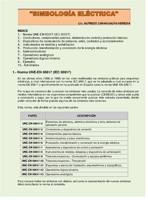 Read 1 Norma Une En 60617 Iec 60617 