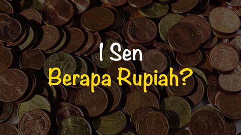 1 SEN BERAPA RUPIAH - Jual Uang 1 Sen Murah & Terbaik - Harga Terbaru Oktober 2024