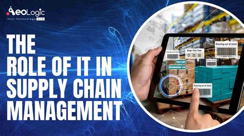 1. Discuss the role of information technology in the supply Chain...