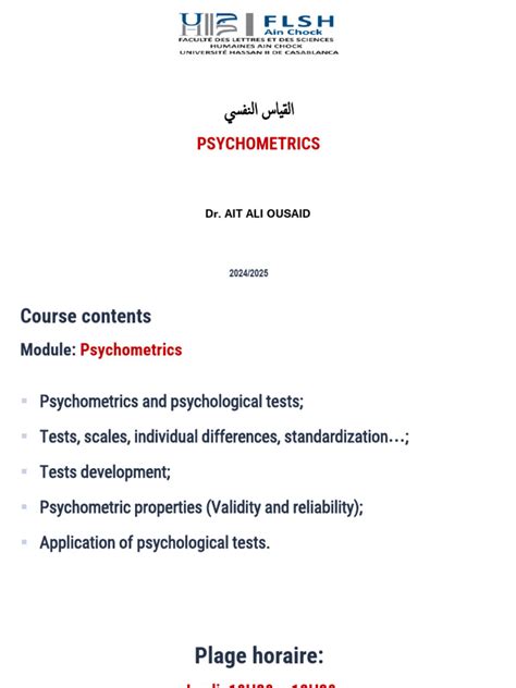 1. PSYCHOMETRICS - Springer - wintechmobiles.com