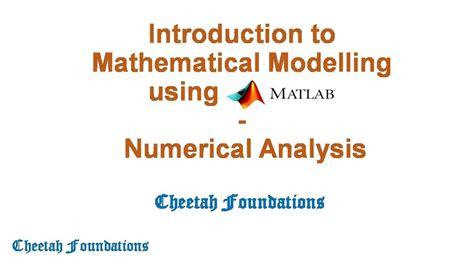 1.0 Introduction to Mathematical Modelling using MATLAB-Numerical ... - wintechmobiles.com