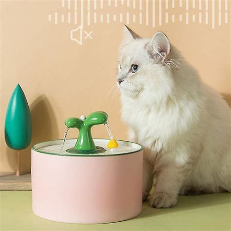 1.2 L Ceramic Cat Water Dispenser, Silent Automatic Pet …