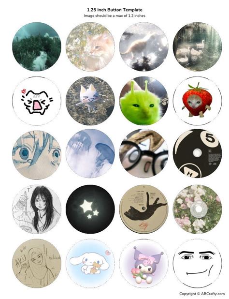 1.25 Pin Template