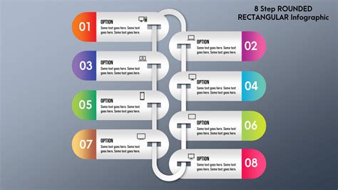 1.Create 10 Step Rounded Rectangular infographic/Powerpoint Infographic
