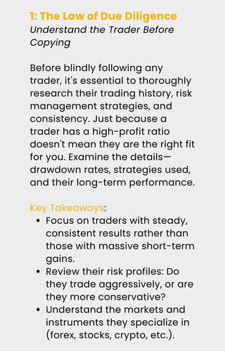 1.Lack of Research: Trading Blindly