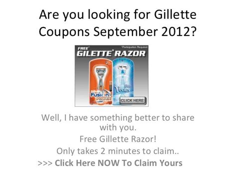 10% OFF Gillette Coupons & Promo Codes April 2024 - Insider