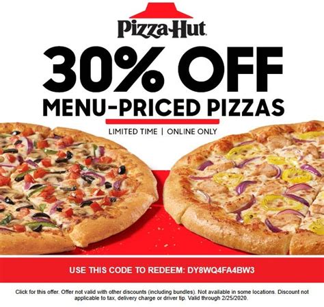 10% Off In April 2024 Pizza Hut Coupons Canada WagJag