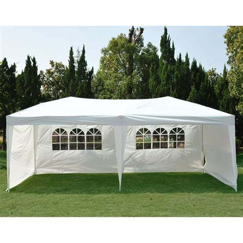 10'x20 Canopy Sidewalls with Windows: Your Event Shade Solution