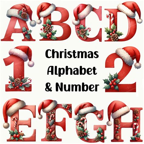 10,000+ Free Christmas Alphabet & Christmas Images - muktibox.com