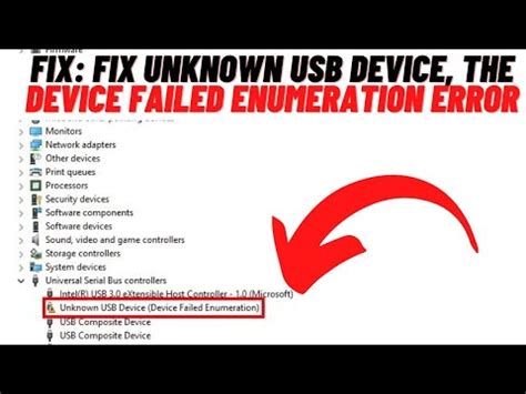 10에서 USB 장치 설명자 오류를 수정하는 방법