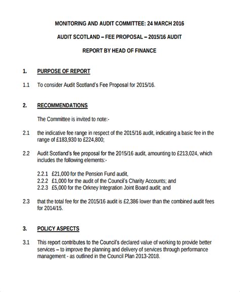 10+ Audit Proposal Examples PDF Examples