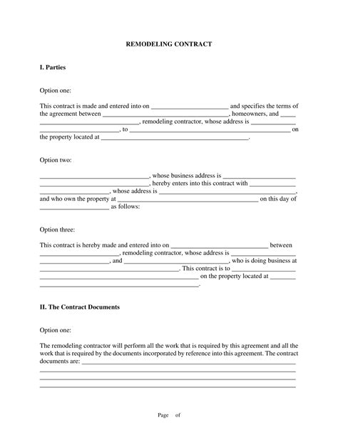 10+ Bathroom Renovation Contract Template Examples PDF. Word Google